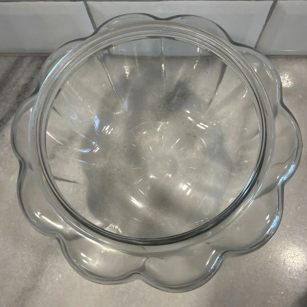 Vintage Anchor‎ Hocking Glass Pumpkin Cookie Jar With Lid Halloween Fall OLA003